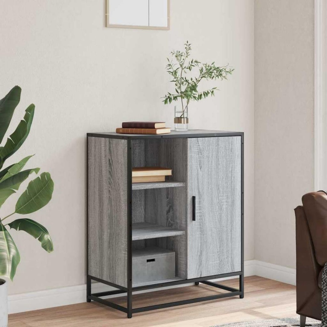 Moebel fuer Innenraeume mit Tueren 62 x 35 x 76 cm grau