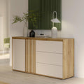 Aufbewahrungskommode beige mit Schubladen