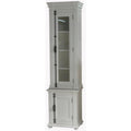 Stauraumschrank mit Metallgestell weiss