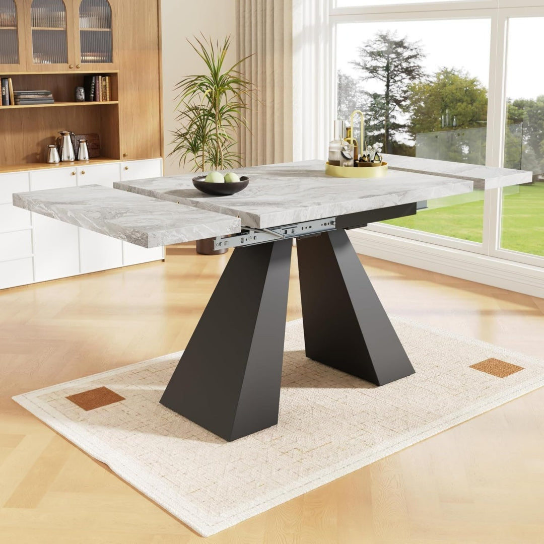 Tisch drehbar aus MDF natur