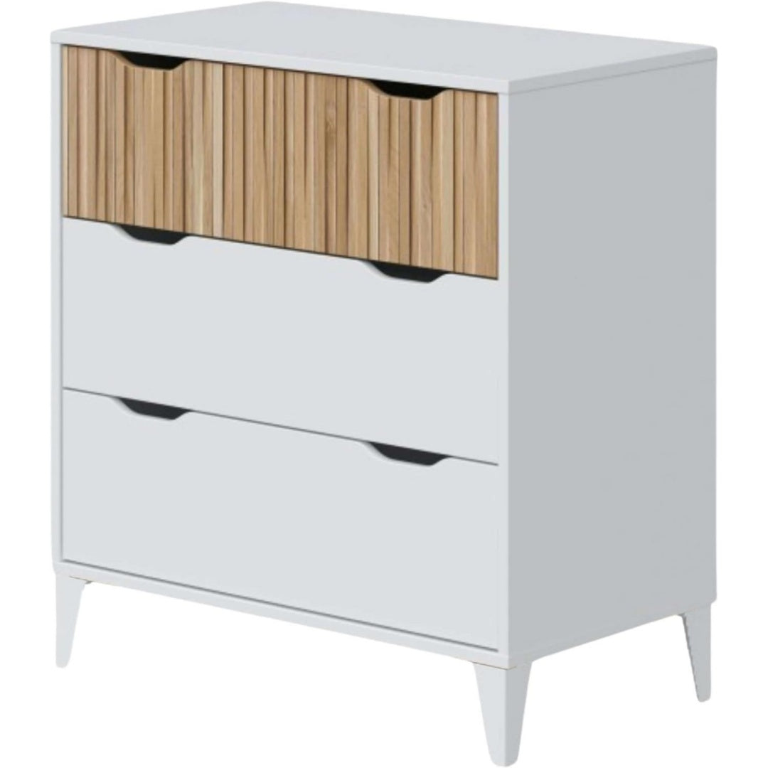 Kommode mit Schubladen 40 x 71 x 76 cm schwarz
