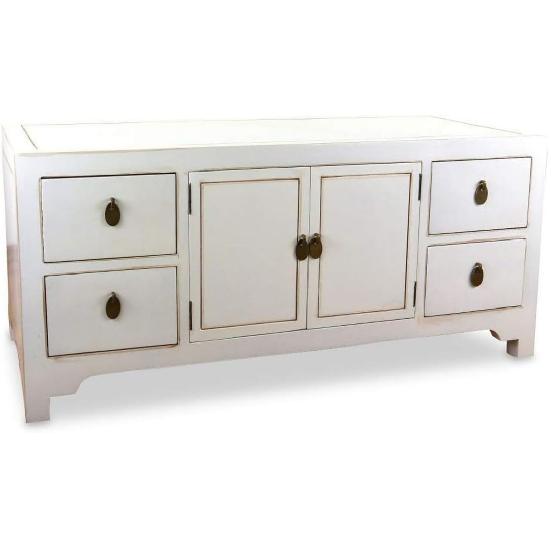 Aufbewahrungskommode livasia China Sideboard Massivholz Chinesisches natur