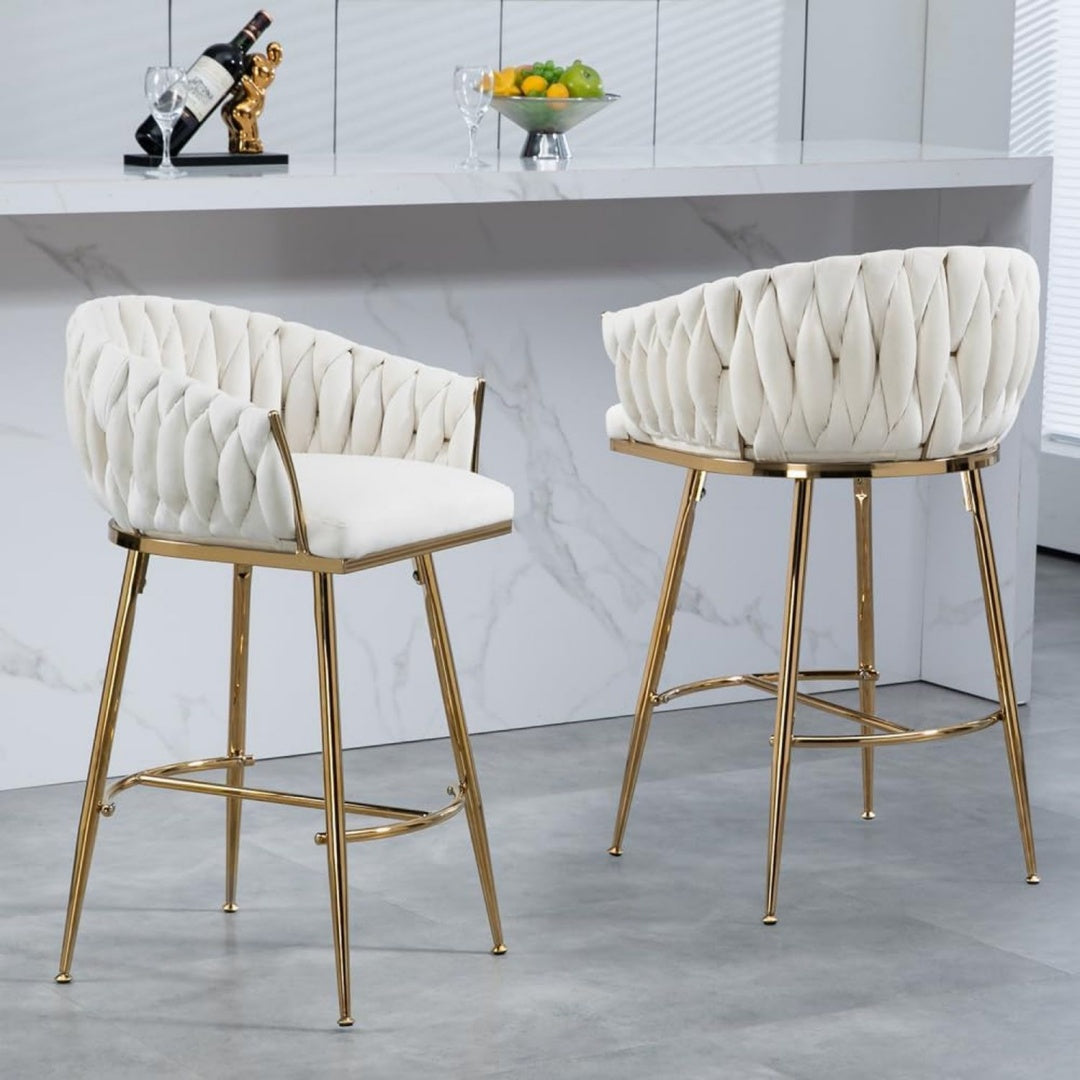 Wohnstuhl verstellbar mit Metallgestell beige