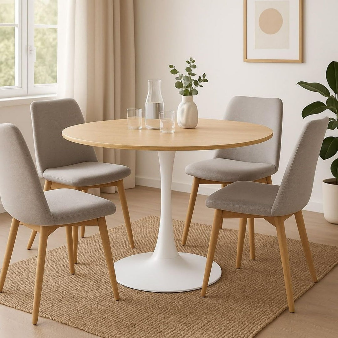 Wohnraumtisch schwarz mit Tueren mit Metallgestell