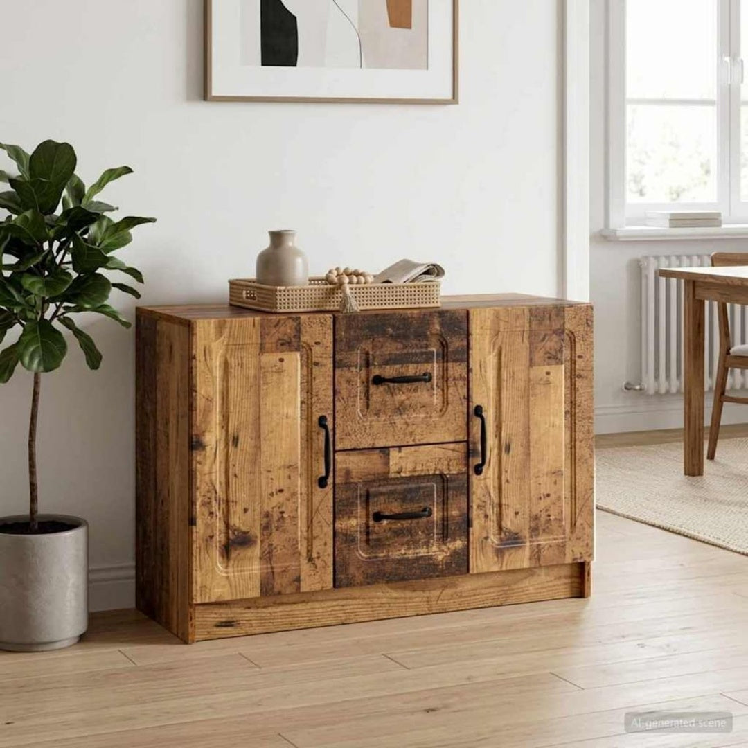 Aufbewahrungskommode mit Schubladen 89 x 34,5 x 57 cm natur
